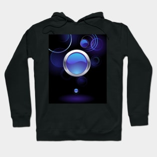 Background with abstract circles Hoodie